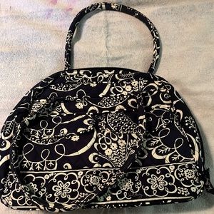 Vera Bradley Navy and White shoulder bag